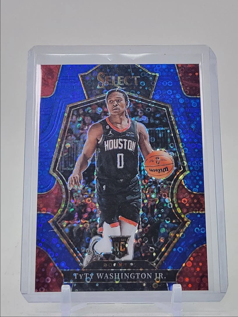 TYTY WASHINGTON JR. 2022-23 SELECT PREMIER ROOKIE BLUE DISCO RC /25 Q1547