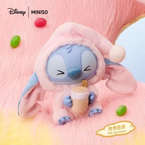Authentic Miniso Stitch Eat Something Before Sleep Series Vinyl Figure Blind Box - Picture 14 of 25