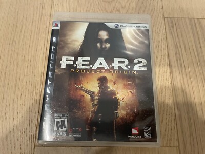 F.E.A.R. 2: Project Origin (Sony PlayStation 3, 2009) CIB - Very Good Condition