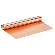 Copper Flashing Sheet Roll 3500mm x 300mm x 0.02mm 99.9% Pure Copper