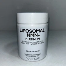 Sealed Codeage Liposomal Platinum Resveratrol-Quercetin 90 Caps Slightly Damaged