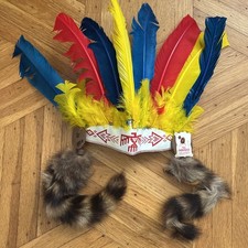 VTG 50-60s Native American Reservation Cherokee Indian Head Dress New