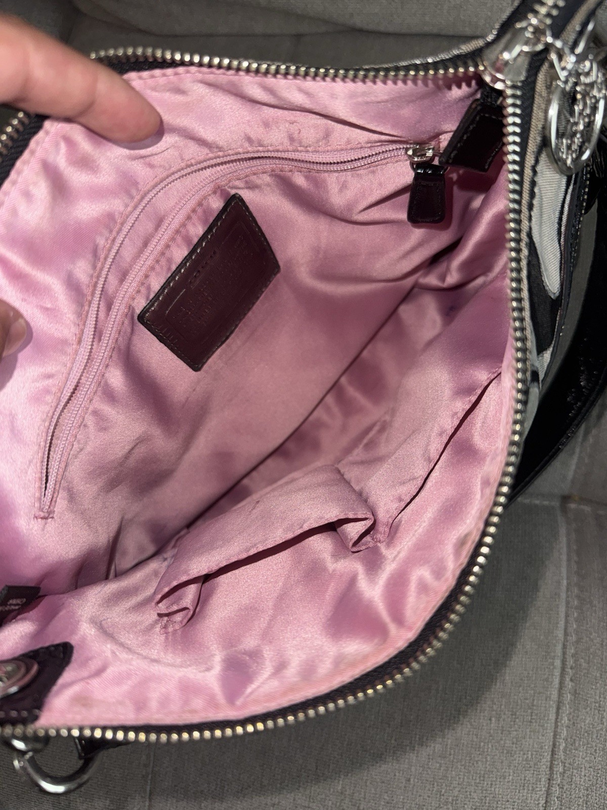 Coach Poppy Signature Shoulder Bag 17047 - Gem