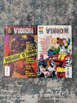 Marvel Comics Vision #6 (Jun 1996) UK Edition Comic Book Lot Spider-Man