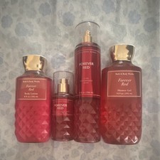 Bath Body Works Forever Red 3pc Set: Shower Gel 10oz, Mist 8oz, Lotion 8oz