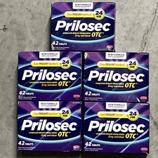 Prilosec Otc 20mg Tablets 42 Count For Heartburn Relief- 5 Boxes 52028 Prilosec Otc 20mg Tablets 42 Count For Heartburn Relief- 5 Boxes 52028