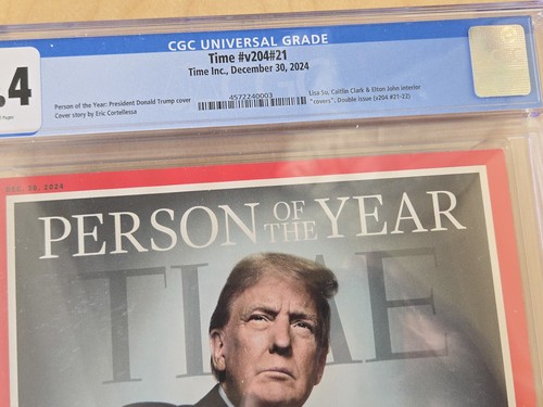 Time Magazine Donald Trump Person des Jahres Dezember 2024 CGC 9.4 - Bild 7 von 9