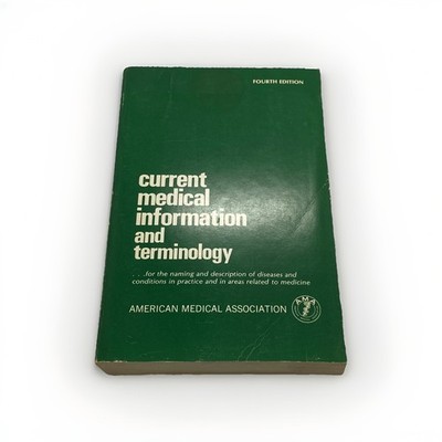 AMA Current Medical Information & Terminology 4th Edition 1971 Diseases Medicine