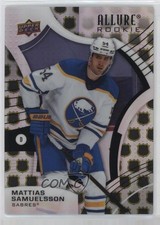 2021-22 Upper Deck Allure Rookies 1917 NHL Mattias Samuelsson #134 Shield 18m3