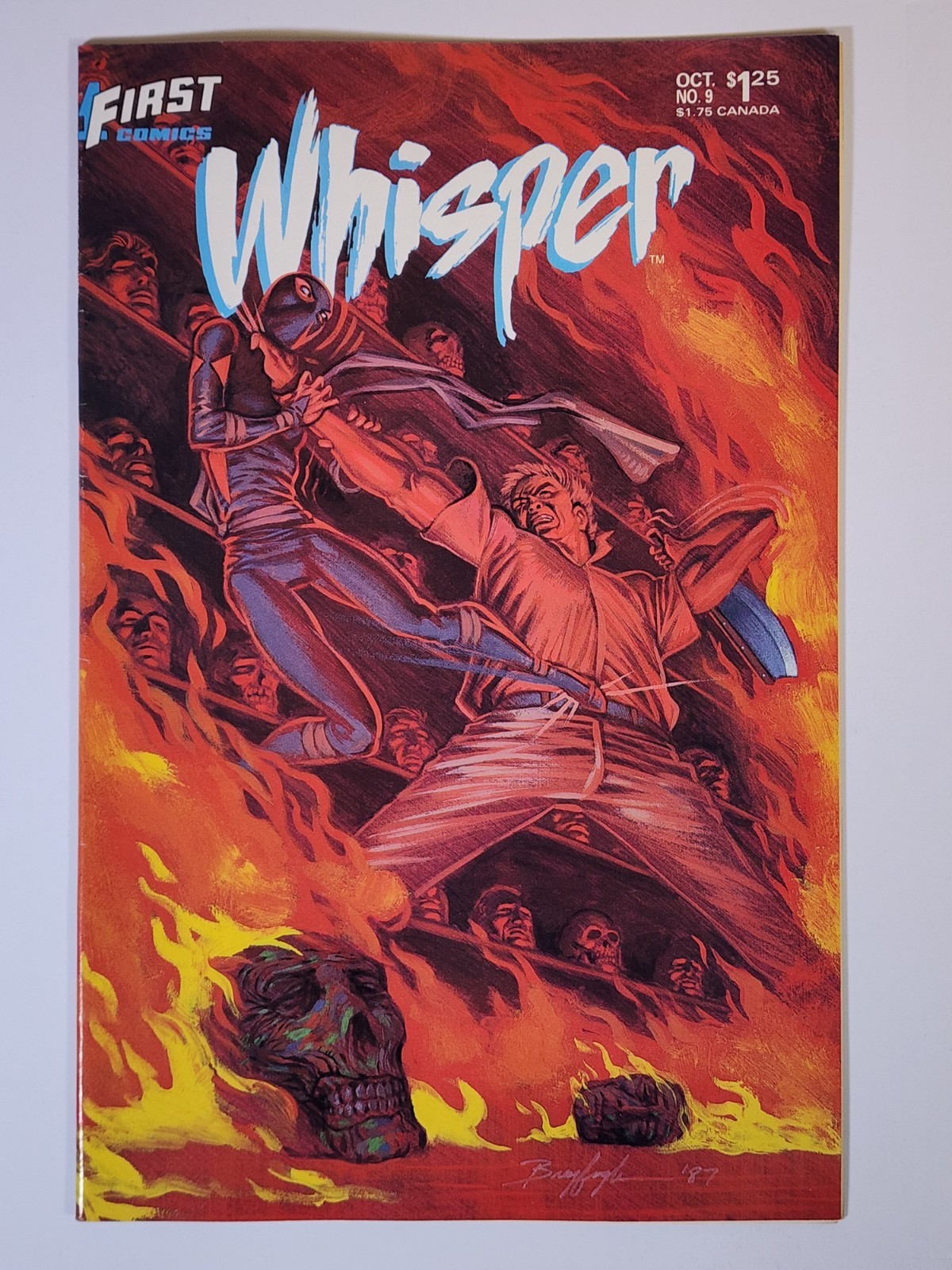 Whisper Vol 2 #9 VF/NM or Better 1987 First Comics