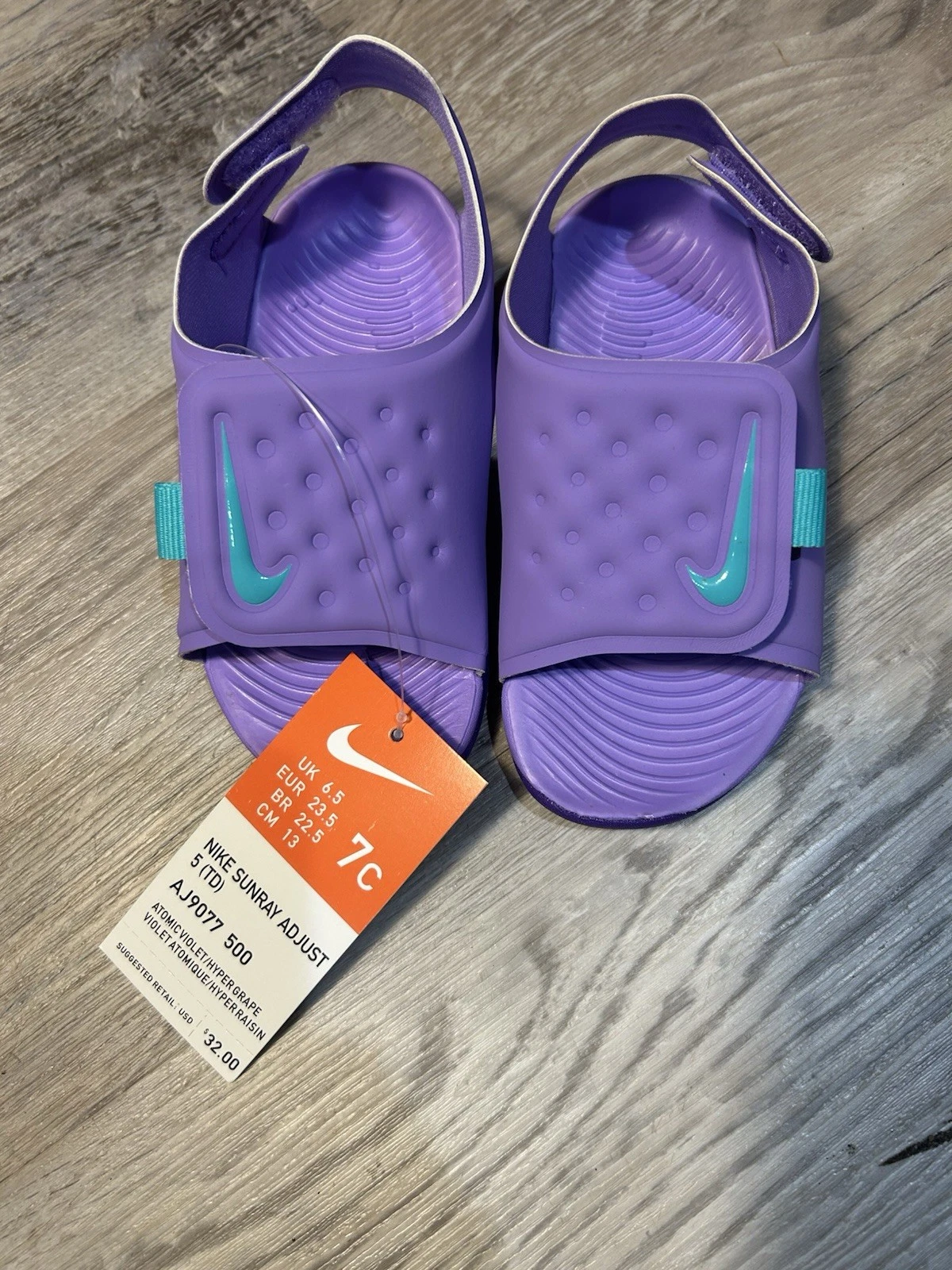 Nike Sunray Adjust 5 (TD) Style# AJ9077 500 taglia 7c