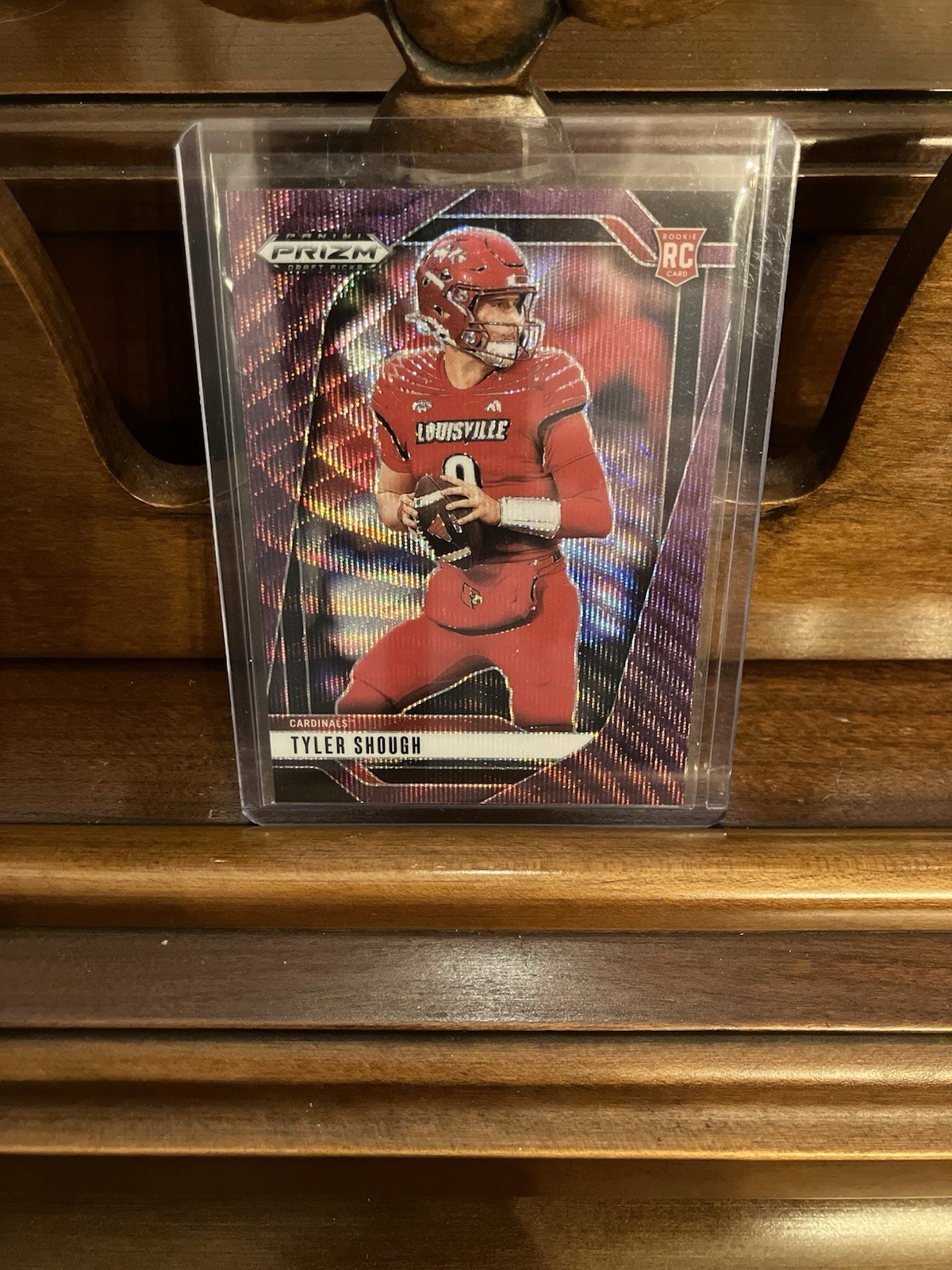 2025 Panini Prizm Draft Picks - Tyler Shough #49 Purple Wave Prizm (RC)