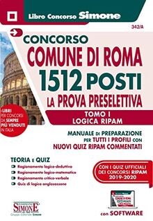 CONCORSO COMUNE Di Roma 1512 Posti. Prova Preselettiva T... | Buch | Zustand gut