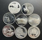 Washington Silver State Proof Quarters- Lot of 8 - Mixed Dates -90% -