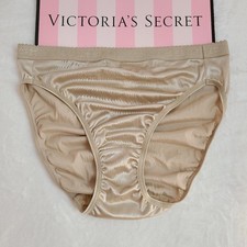 New VTG Victoria's Secret Signature Second Skin Satin Brief Panty Size M