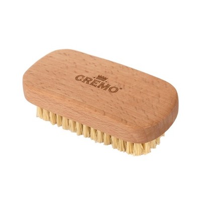 CREMO Premium-Bartbürste aus natürlichem Sisal mit Holzgriff