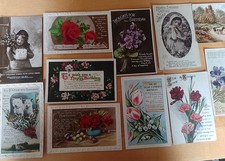Job Lot Of Vintage Collectable Greeting Postcards - Dating From The Early 1900s.