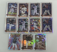 2025 Topps Chrome Baseball NY Mets lot (Refractors, insert, base)