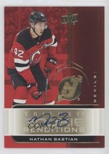 2019-20 Trilogy Rookie Renditions Gold Foil Signatures Nathan Bastian Auto 1q2