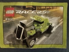 LEGO Racers Tiny Turbos Set: ROD RACER ~ 8302 ~ Retired 2011 ~ 100% Complete