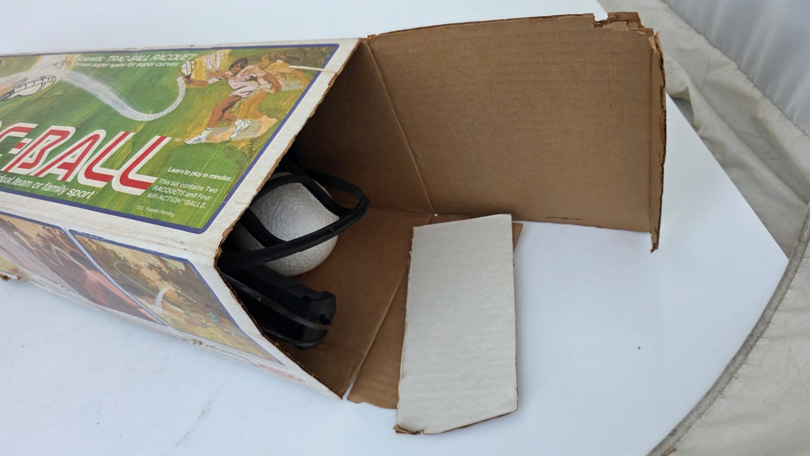 WHAM-O TRAC-BALL Game Original Box Vintage 1975 includes 4 balls w/instructions