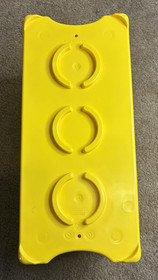 LEGO EMPTY Box & Lid ONLY CLASSIC Large 8 Stud Yellow Brick Storage Container