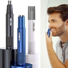 Men Electric Ear Beard Nose Hair Trimmer Eyebrow Mustache Remover Shaver Clipper