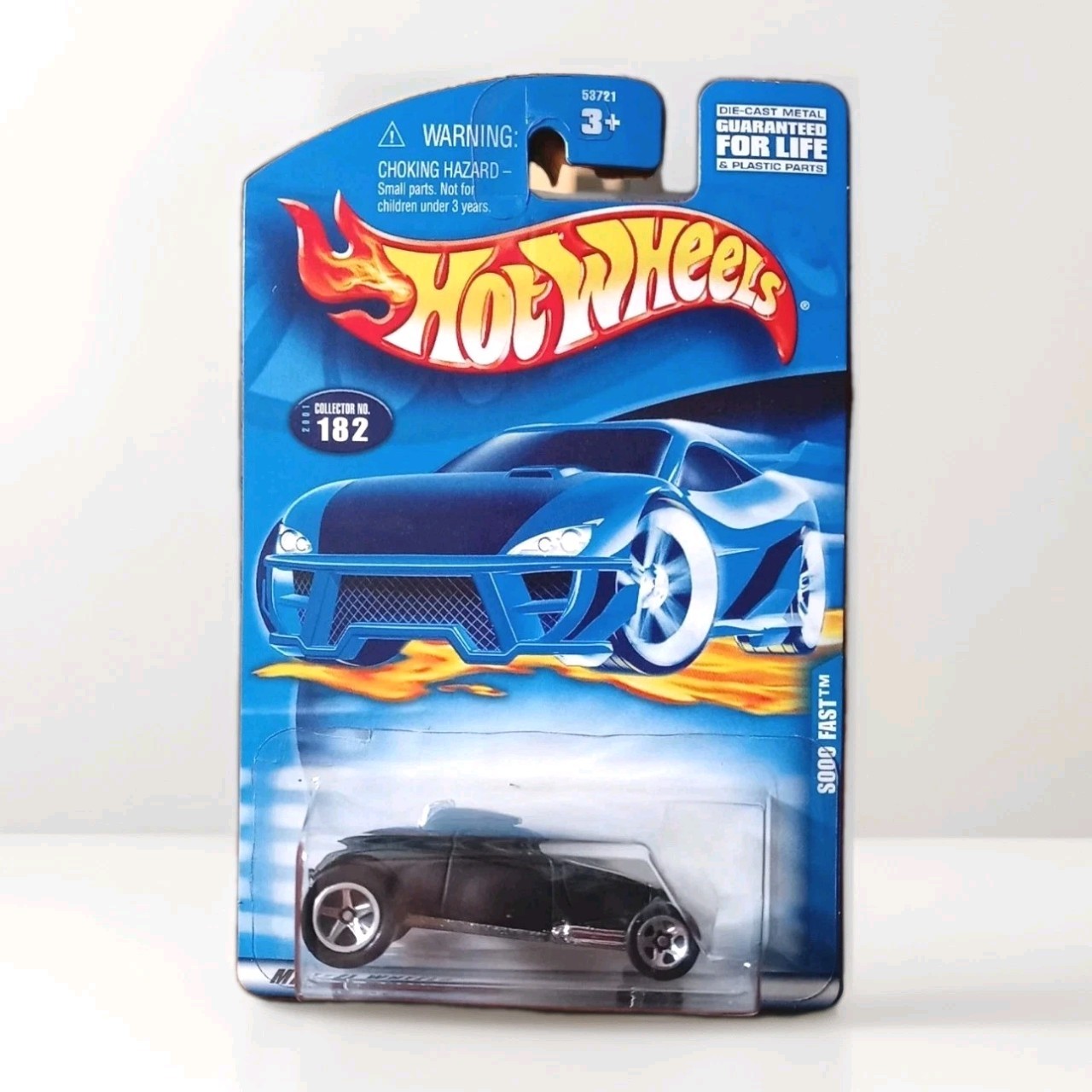 Hot Wheels 2001 Sooo Fast #182 Black 1:64 New Car Diecast 