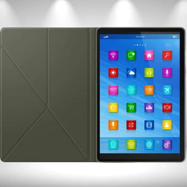 Funda Libro Samsung 100% Auténtica Multiposición Galaxy Tab A9+ NEGRA/VERDE Foto 2 de 4