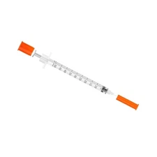 30 Pack 0.5ml Syringe with 31G 5/16'' Needle,Individually Wrapped for Single Use