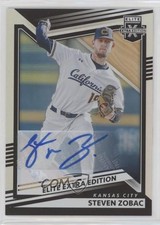 2022 Panini Elite Extra Edition Signatures Steven Zobac #115 Auto 2j2