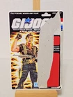 Flint Vintage GI Joe Full Card Back Uncut File Card 1988 Hasbro Tiger Force