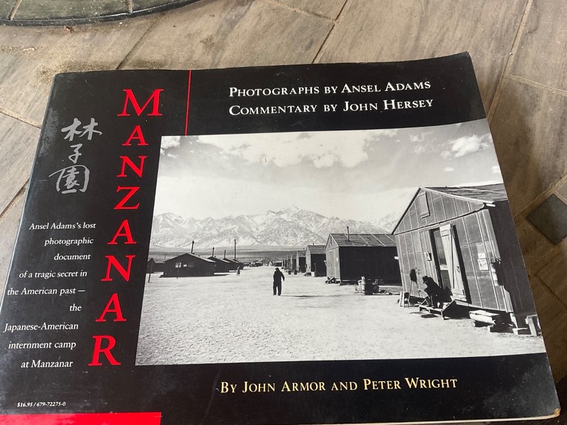 MANZANAR 1988 HC DJ Ansel Adams J. Armor P. Wright American Japanese History