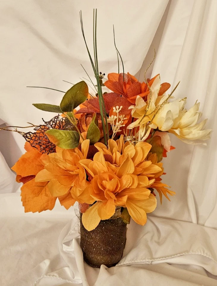 Arreglo floral artificial otoño/otoño A5 Foto 4 de 4