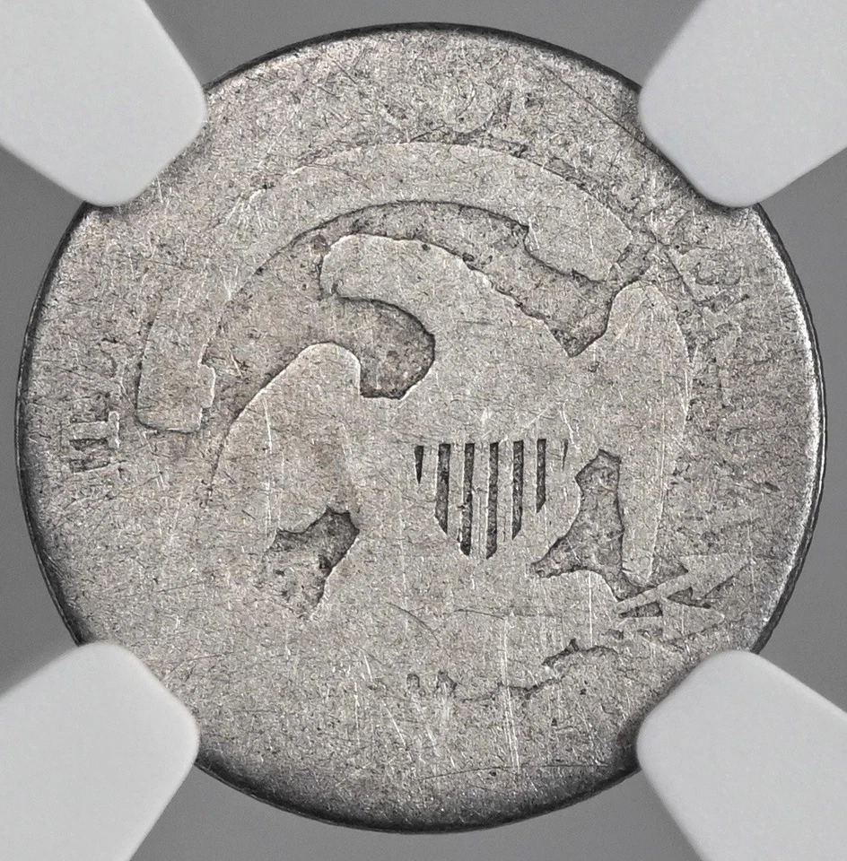 1829  H10C CAPPED BUST SILVER HALF DIME  NGC FAIR 2  #8404748-009 - LOW BALL! - Image 3 of 4