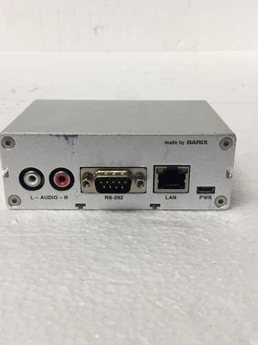 Barix Instreamer 2012.8076 IP Audio Encoder No AC Adapter, WORKING FREE SHIPPING - Photo 5/13
