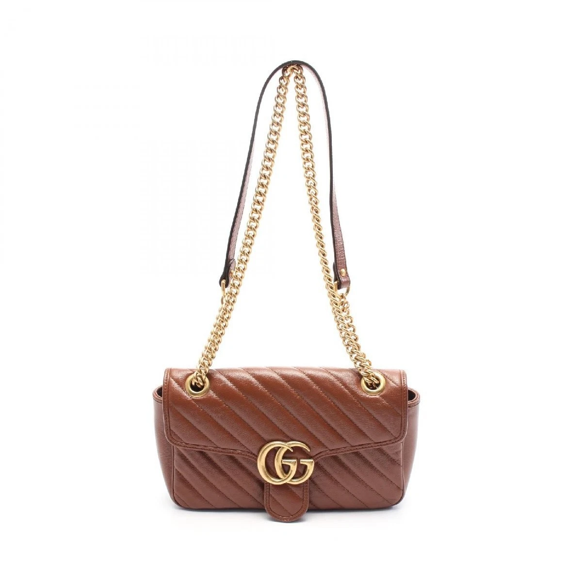 Petit sac à bandoulière en cuir matelassé GUCCI GG Marmont 541872