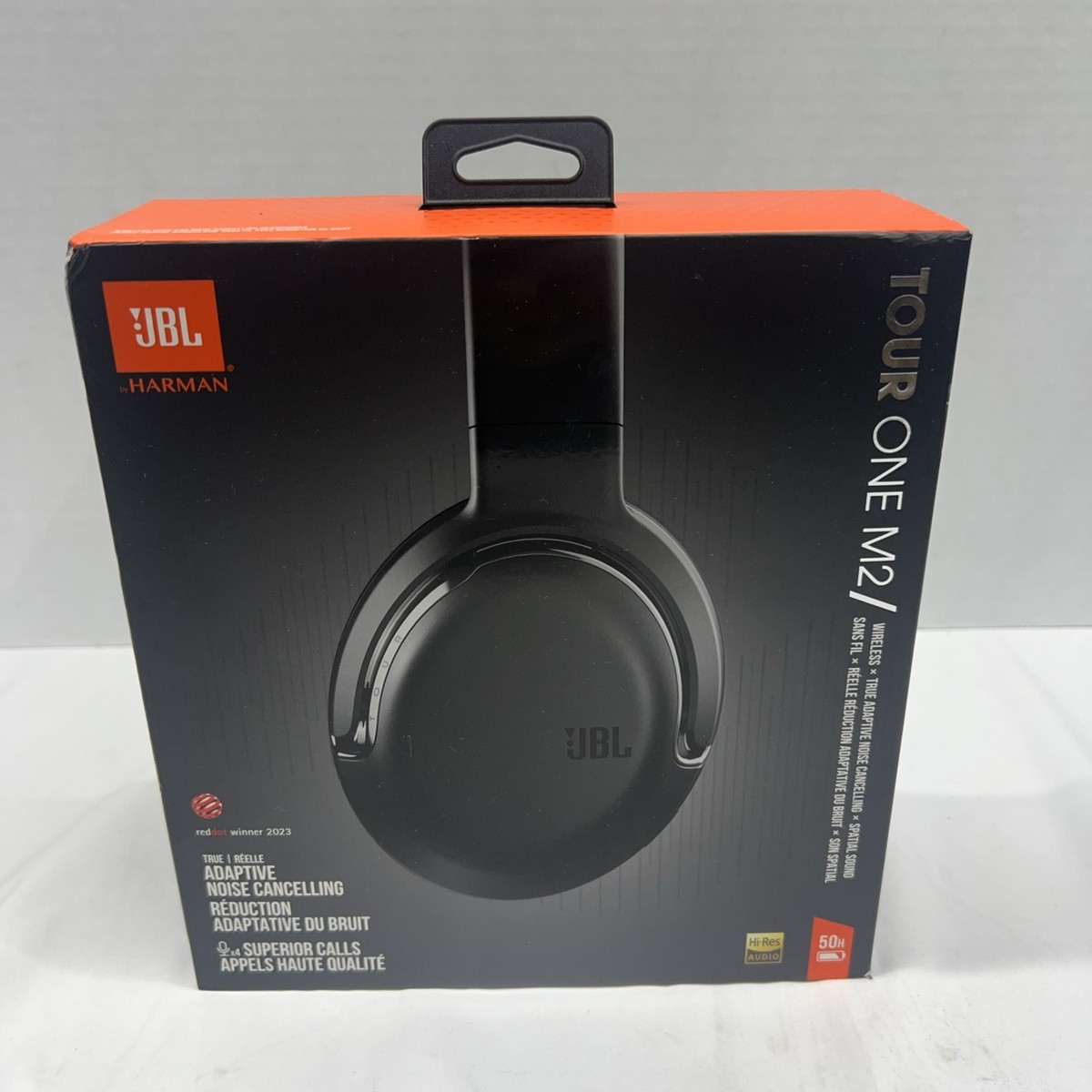 JBL Tour One M2 Wireless Over-Ear Headphones - Black for