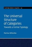 Martina Wiltschko | The Universal Structure Of Categories | Buch | Englisch