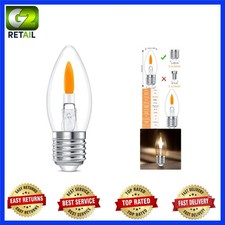 Flickering Candle Flame LED Bulb - 1800K E26 Base for Halloween and Christmas