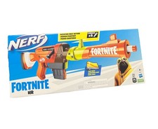 Nerf Fortnite HR Dart Blaster Ruff Wrap Design 6-Dart Elite Clip Fire Gun Play