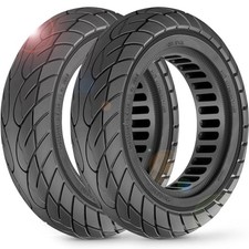 2-Pack 10x2.125 Tubeless Scooter Tires - Fits Models: 8.5x2.0, 8 x2, 50 Black
