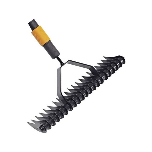 Arieggiatore Fiskars QuikFit 1000655 - 21 Denti in Acciaio Temprato