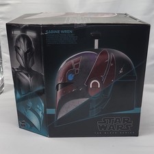 Hasbro Star Wars Ahsoka Sabine Wren Electronic Helmet Black Series