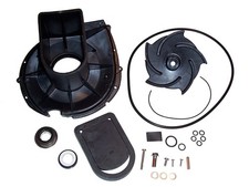 EPDM Water Pump Rebuild Kit with Volute, Impeller, Seal, and Hardware