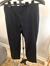 The Limited Women  s Black Dress Pants Stretch Flat Front Zip Solid Regular 2