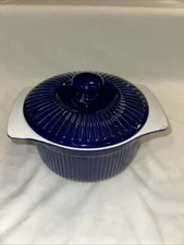   Casserole Dish with Lid, Cobalt Blue, 3 Qt Everything-Safe by Roshco
