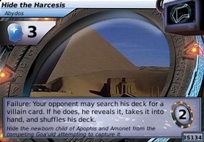 Hide the Harcesis - Rise of the Ori - Stargate TCG