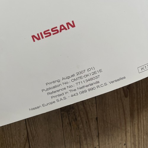 03-10 NISSAN MICRA OWNERS HANDBOOK MANUAL PACK & WALLET 2007 Ref19468 - Picture 20 of 24
