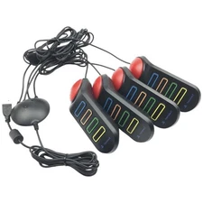 Wired Set of 4 Buzz Buzzers for PS2 / PS3 PlayStation 2 / 3